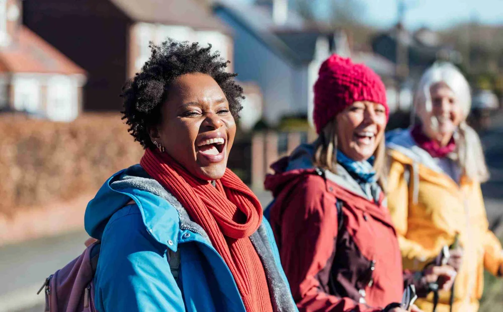 Three Women Laughing Three Women Laughing