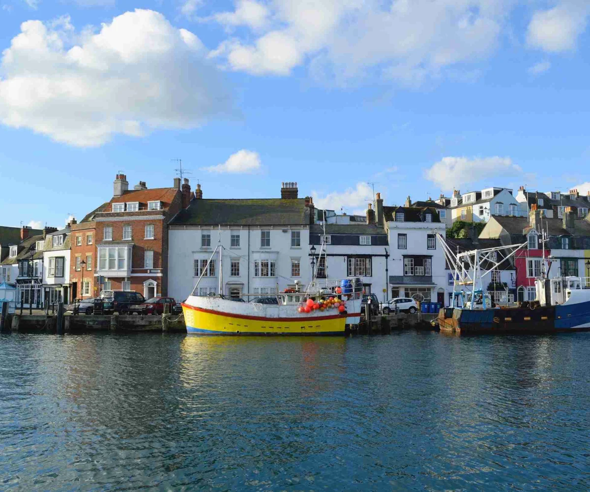 Harbour With Boats In Weymouth, England
