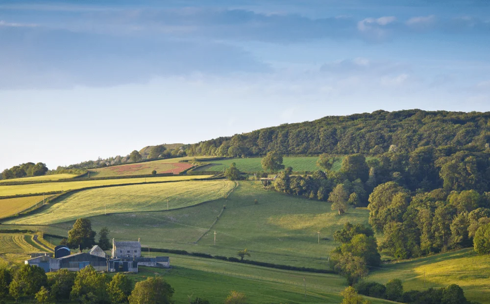 Aerial image of country side Aerial image of country side